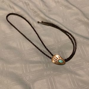 TN Jewelry - VINTAGE "TN" STERLING BEAR CLAW BOLO TIE TN Jewelry - VINTAGE "TN" STERLING BEAR CLAW BOLO TIE